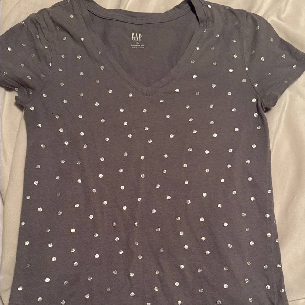 GAP Charcoal Dot Short Sleeve Tee
